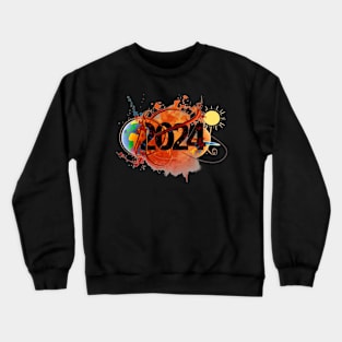 Hello 2024 Happy New Year Crewneck Sweatshirt